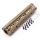 TRIROCK Two-pieces design 9.6 inch Drop-in Tan/FDE Quad Rail handguard for MK18 Rifle interface system For Fitting .223 cal.