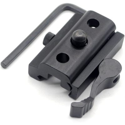 Trirock Tactical Outdoor Quick Detachable Cam Lock Bipod Sling Adapter for 20mm Picatinny Weaver Rail