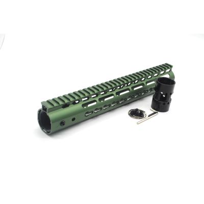 New NSR 12 Inch Length Olive drab green Free Floating KeyMod AR15 Handguard With Rail Mount Steel Barrel Nut