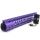 Trirock New NSR 13.5 Inch Length Purple Free Floating KeyMod AR15 Handguard With Rail Mount Steel Barrel Nut