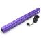 Trirock New NSR 13.5 Inch Length Purple Free Floating KeyMod AR15 Handguard With Rail Mount Steel Barrel Nut