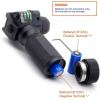 Trirock Tactical LED 200 lumens Combo illumination vertical grip Flashlight Fits 21mm Weaver Picatinny rail without laser sight