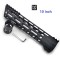 Trirock New Clamp style 10 inches black M-LOK free float AR15 M16 M4 rifle handguard with a curve slant cut nose fit .223/5.56 rifles