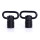 TRIROCK 2-Pack 1.0 inch Push Button Quick Release Detachable Sling Swivel with thread bottom cover mount Loop Adapter