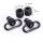 TRIROCK 2-Pack 1.0 inch Push Button Quick Release Detachable Sling Swivel with thread bottom cover mount Loop Adapter