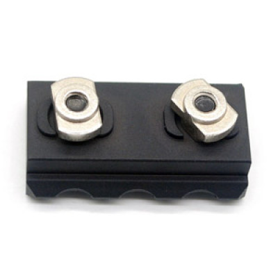 Trirock Black optional  3, 5, 7, 9, 11, 13 slots M-LOK Black Aluminum Picatinny Rail Section