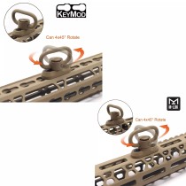 Trirock optional Keymod/M-LOK TAN/FDE Push Button QD 1.25