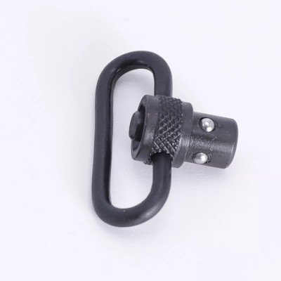 TRIROCK 1.25 Inch Phosphating grey Quick Release Detachable Sling Swivel with QD Push Button for rifle sling