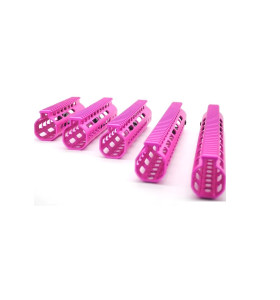 Trirock NSR Style Pink optional 7" 9" 10" 12" 13.5" and 15" Free Float Keymod AR15 Handguard with Steel Barrel Nut