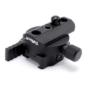 TRIROCK quick release detachable combined bipod adapter for pivoting with base mount fits 21mm rail system