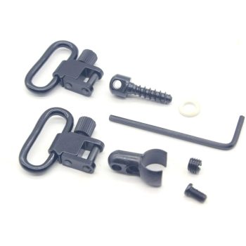 Trirock 1.0'' Rifle Lever Action Quick Detachable Sling Swivels & Screw Stud Base Mount Kit 22 Cal Split Band Fits Most .22 Caliber Rifles S-0712
