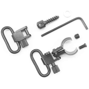 Trirock 1.0'' Rifle Quick Detachable Sling Swivels Mount Kit of Lever Action, Tube Magazine Rifles Split Band fits Marlin .357 magnum Carbines S-0512