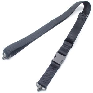 TRIROCK 3 Point Tactical webbing Sling Strap belt 1.25 Inch Adjustable with Quick Release QD push Button Sling Swivel