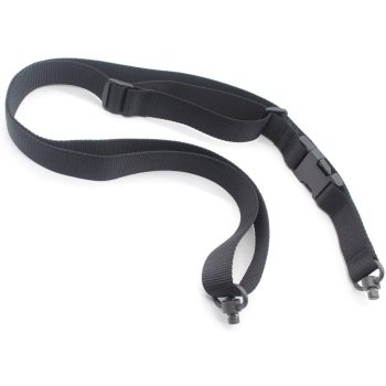 TRIROCK 3 Point Tactical webbing Sling Strap belt 1.25 Inch Adjustable with Quick Release QD push Button Sling Swivel