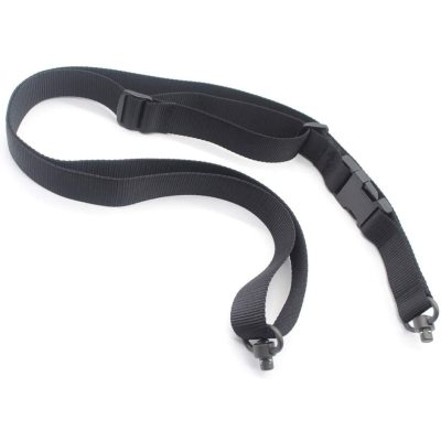 TRIROCK 3 Point Tactical webbing Sling Strap belt 1.25 Inch Adjustable with Quick Release QD push Button Sling Swivel