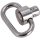 TRIROCK 1.25 Inch Silver Push Button Quick Release Detachable Sling Swivel Mount for gun rifle sling