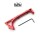 Trirock Red Aluminum LINK Curved Angled Foregrip Front Grip hand stop Fits KeyMod Handguard