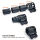 TRIROCK optional Black / Red Various Alternatives 30mm 25.4mm 20mm 27mm Flashlight Scope Ring Clip Holder Mount kit Fits M-LOK Rail System