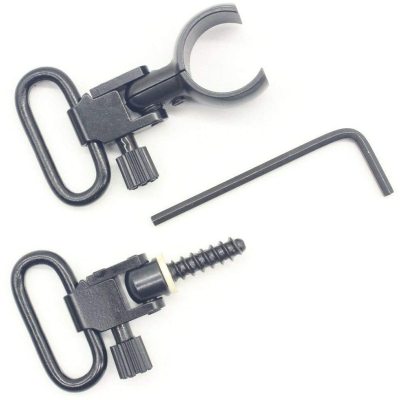 TRIROCK New Black Gun Sling QD Quick Detachable Swivels Fit Magnum Band Split Barrel Band For most 20 Gauge (.710