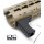 TRIROCK Tactical optional Keymod / M-LOK Forward Hand Stop Barricade Rest Front HandStop Compatible with Handguard Rail Mount System- Black