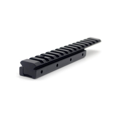 TRIROCK 155mm length Extension Dovetail Rail 11mm to 20mm Weaver Picatinny Flat Top Riser Rail Adapter Scope Mount