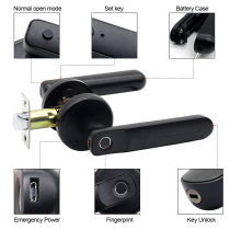 Trirock Fingerprint Door Lock Smart Biometric Door Safe Handle Keyless Entry Door Locks