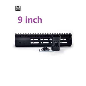 New NSR Style Lightweight 9 inch One Piece Style AR-15 System M-LOK Free Float AR15 Handguard