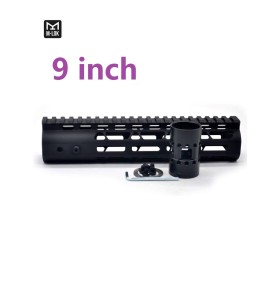 New NSR Style Lightweight 9 inch One Piece Style AR-15 System M-LOK Free Float AR15 Handguard