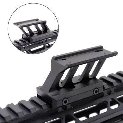 TRIROCK 1 inch saddle height riser sight scope mount base fits 20 mm weaver / picatinny rail system.