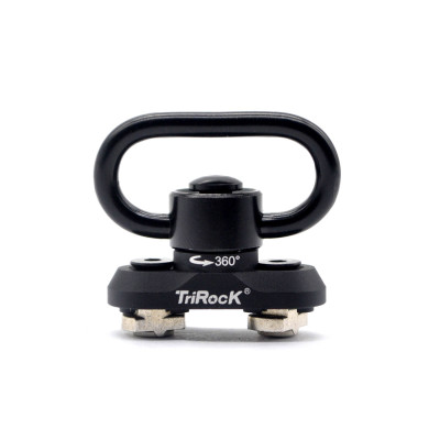 TRIROCK M-lok Mount Adapter and Sling Swivel 1.25 Inch Quick Detachable Kit with 360 Degree Rotation