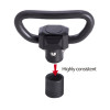 New design swivel - TRIROCK 1.25 Inch trapezium loop Phosphating grey Quick Release Detachable Sling Swivel with QD side slide Button switch for rifle sling