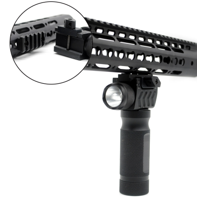 Trirock Universal Upgraded optional 3, 5, 7, 9, 11, 13 slots Black Picatinny Rail Section compatible of Both Keymod&M-lok rail System