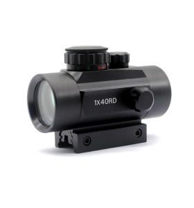 TRIROCK 5-MOA 40mm Reflex Red/Green Dot Sight Scope w/Lens Cover - Picatinny/Weaver/Dovetail Mount - Night-Vision Compatible, Parallax Free