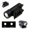 Trirock Quick Release Tactical 150LM Flashlight Hunting LED Lamp Light Torch fit 20mm Rail Mount