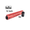 Trirock New NSR 12 Inch Length Red Free Floating KeyMod AR15 Handguard With Rail Mount Steel Barrel Nut