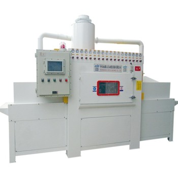 Conveyor type automatic sandblasting machine