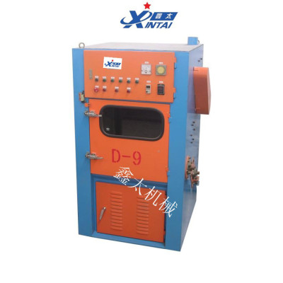 Tracked automatic sandblasting machine burr machine