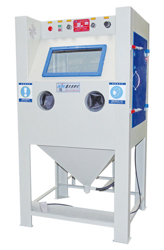 Temperature controlled manual sand blasting machine