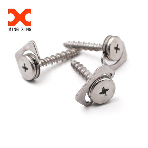For Medical Equipment Flat Head Stainless D Ring Screws