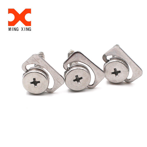 A2 A4 stainless steel triangle slotted pan head self-tapping screw