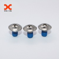 Big flat head glue check screw