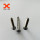Cross recessed trumpet head self drilling tapping screw