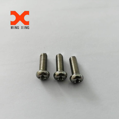 Cross recessed Pan head machine screw