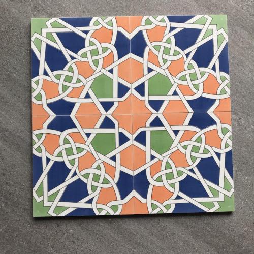 High Quality Moroccan encaustic ceramic tiles Tile in Rectified Body