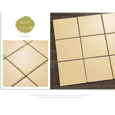 Porcelain Mosaic tiles pure colors  Shining and matt 300x300