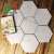 Floor Pure Carrara White Marble look  Hexagon  tiles