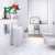 Floor Pure Carrara White Marble look  Hexagon  tiles