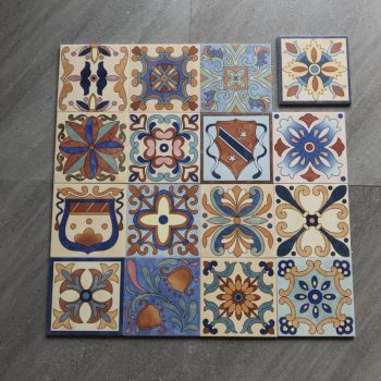 Classic style best price decorative handmade ceramic tiles