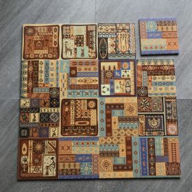 Oracle bone texture glazed rustic ceramic floor tile with competive price