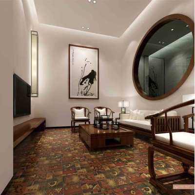 New model flooring tiles Leather style
